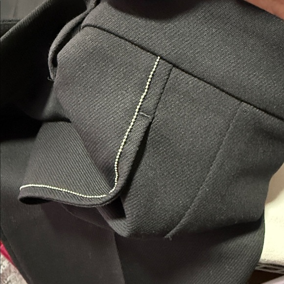 Brunello Cucinelli Monili Timmed Pocket Cropped Wool Black Trouser US10 - Picture 5 of 10